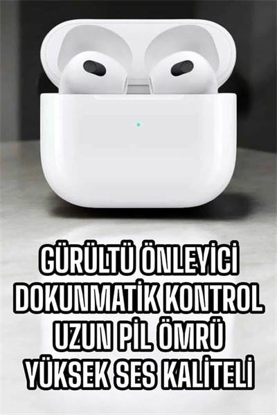 Bluetooth Kulaklık 3.Nesil Kablosuz Uzun Pil Ömrü Dokunmatik Kontrol