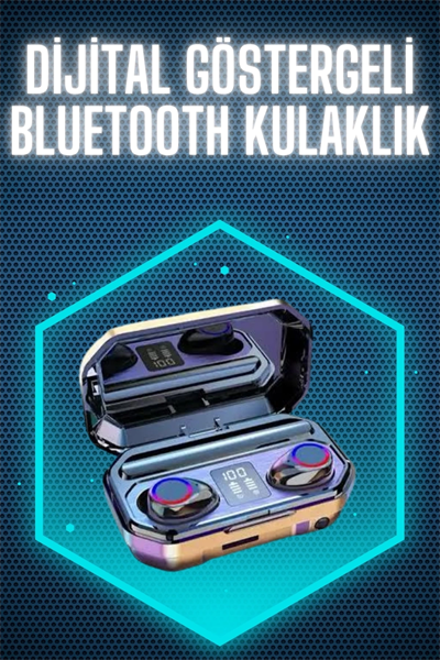 Bluetooth Kulaklık Android ve İOS Uyumlu ANC Özellikli Dijital Şarj Göstergeli