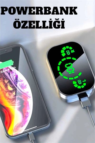 Bluetooth Kulaklık Çift Telefon Desteği ve Suya Dayanıklı Powerbankli