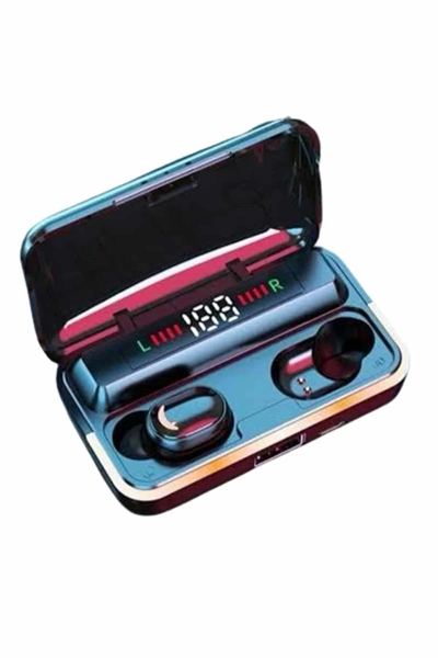 Bluetooth Kulaklık Dijital Şarj Göstergeli Powerbankli Bass Özellikli Kablosuz Kulakiçi 5.1 Mikrofonlu