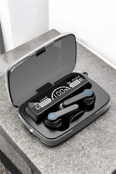 Bluetooth Kulaklık Powerbankli Dijital Göstergeli Dokunmatik Kontrol