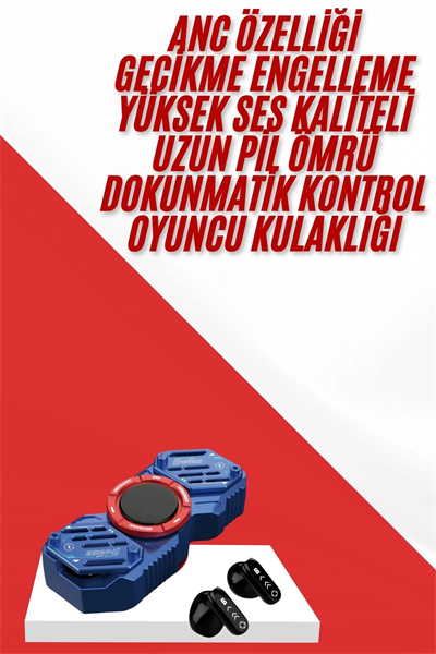 Bluetooth Kulaklık Stres Çarkı ANC Özellikli Gaming Kulaklık