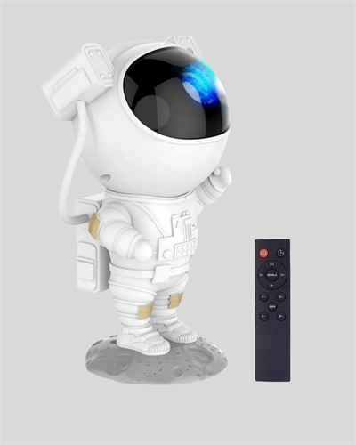 Bluetooth Müzikli Astronot Projeksiyon Lambası Yıldız ve Ay Efektli