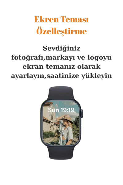 Bluetooth Özellikli Akıllı Saat - Nabız, Uyku Takibi, GPS ve Suya Dayanıklı Spor Modeli