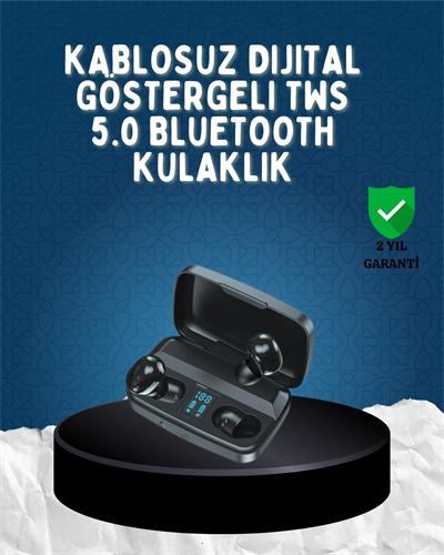 Bluetooth V5.0 Teknolojili Parmak Dokunmatik Kontrol Kulaklık Seti