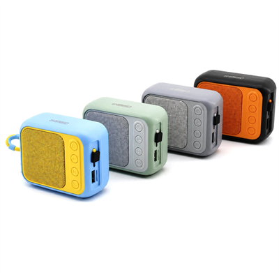 Bluetooth Wireless Mini Hoparlör Speaker Renkli Type-c Şarjlı 5w Mikrofon - Kart Girişi Pl-4692 Bx40