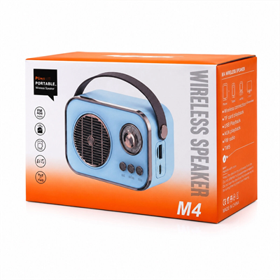 Bluetooth Wireless Mini Hoparlör Speaker Renkli Type-c Şarjlı 5w Mikrofon - Kart Girişi Pl-4692 Bx40
