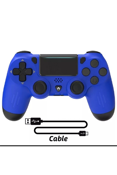 Bluetooth bağlantılı mavi gamepad Playstation 4 uyumlu kablosuz oyun kolu - Elektronik
