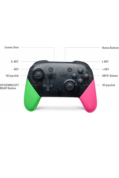 Bluetooth bağlantılı pembe gamepad, Playstation 4 uyumlu, kablosuz oyun kolu - Elektronik