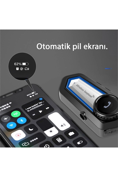 Bluetooth bağlantılı su geçirmez fenerli motosiklet kask kulaklığı interkom 2 yıl garantili
