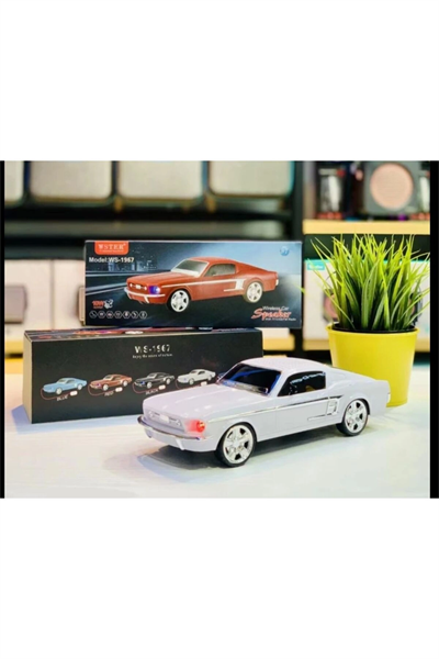 Bluetooth hoparlör beyaz renk 10 watt TWS FM radyo SD kart USB çoklu bağlantı 2 saat dinleme