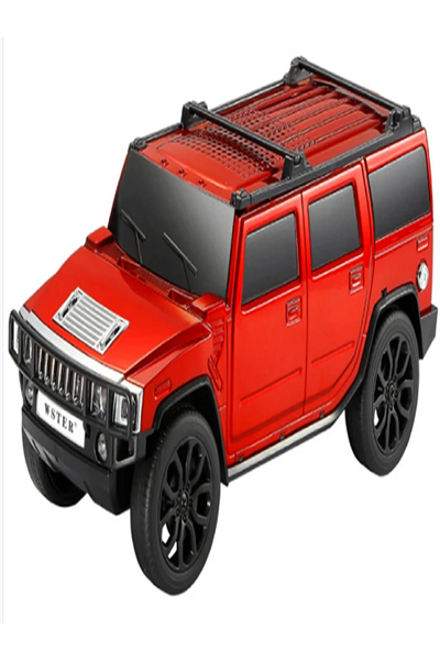 Bluetooth hoparlör kırmızı renk 8 watt TWS müzik çalar FM radyo SD kart USB 5 saat dinleme