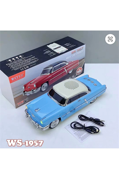Bluetooth hoparlör mavi renk FM radyo SD kart USB desteği çoklu bağlantı 5 saat dinleme