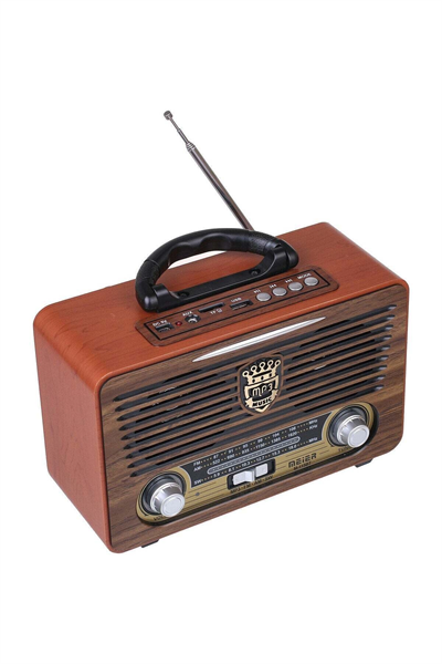 Bluetooth özellikli USB ve SD girişli nostaljik radyo, 2 yıl garantili - Elektronik