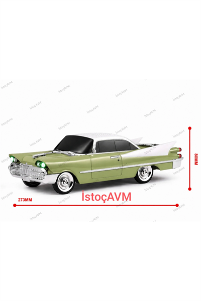 Bluetooth özellikli nostaljik radyo hoparlör 10 watt FM radyo SD kart USB girişli yeşil
