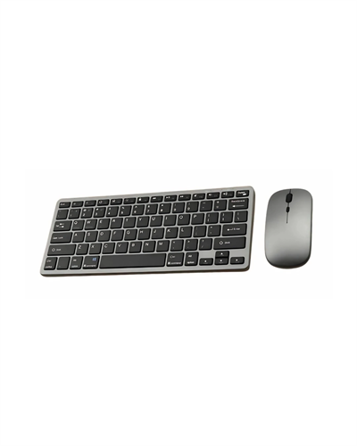 Bluetooth ve 2.4G Destekli Kablosuz Klavye Mouse Seti Şarj Edilebilir