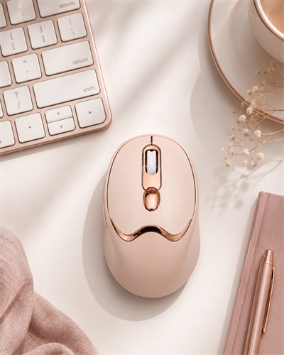 Bluetooth ve 2.4G Destekli Sessiz Kablosuz Mouse Şarjlı Tasarım