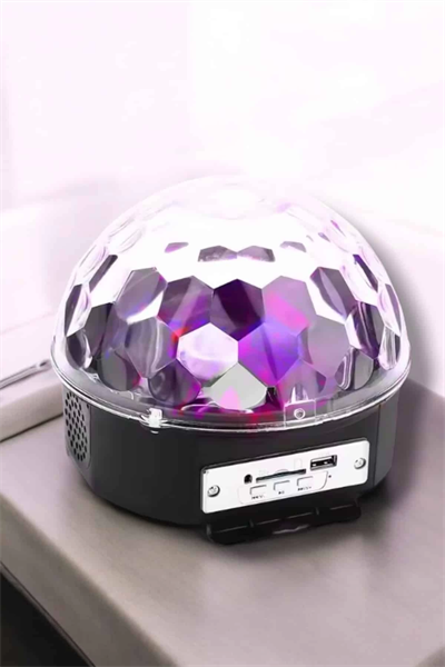 Bluetooth ve Uzaktan Kumandalı Çok Renkli Masaüstü Disko Topu