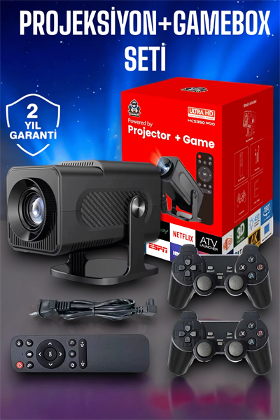 Bluetooth ve Yüksek Çözünürlükle Donatılmış Kompakt Projeksiyon Cihazı