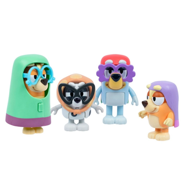 Bluey Here Come The Grannies Bluey 4lü Karakter Figür Seti