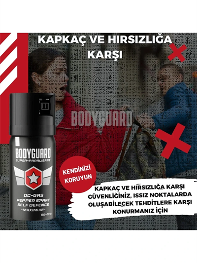 Bodyguard Biber Gazı Sprey 40ml Bodyguard (göz Yaşartıcı Sprey) Bx40