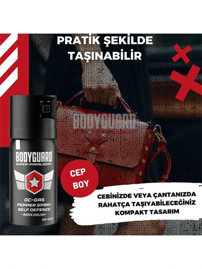 Bodyguard Biber Gazı Sprey 40ml Bodyguard (göz Yaşartıcı Sprey) Bx40