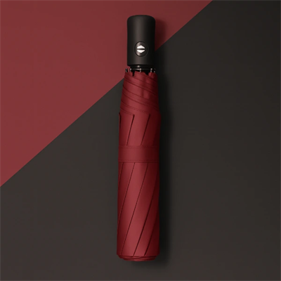 Bordo Kılıflı Otomatik Kompakt Şemsiye