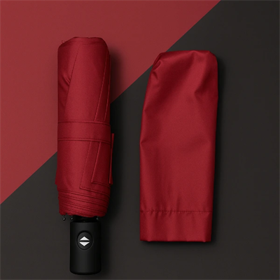 Bordo Kılıflı Otomatik Kompakt Şemsiye