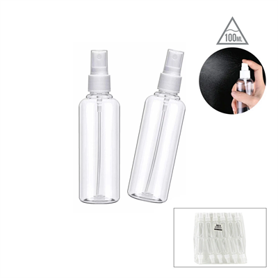 Boş Sprey Şişesi - 100 ml - Plastik - Şeffaf