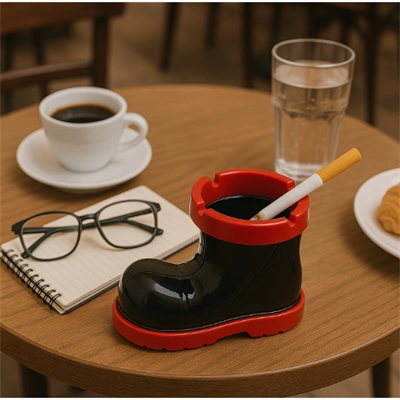 Bot Tasarımlı Kokusuz Küllük