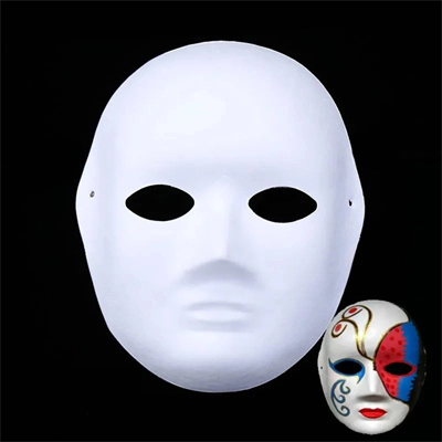 Boyanabilir Surat Model Maske – Lastikli | Kendin Tasarla