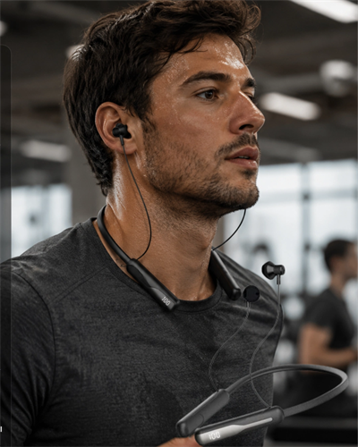 Boyun Askılı Bluetooth Kulaklık Extra Bass ve Ses Değiştirme Modlu