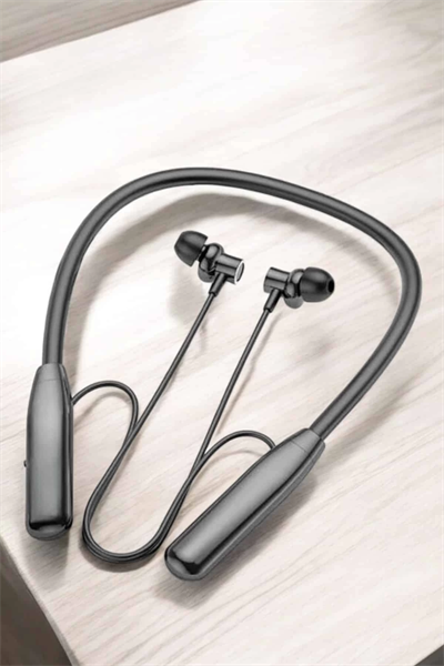Boyun Askılı Bluetooth Kulaklık Uzun Şarj Süreli Dijital Göstergeli Kablolu