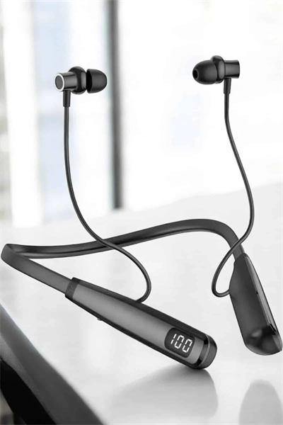 Boyun Bantlı Bluetooth Kulaklık Yüksek Ses Kaliteli 100 Saat Kulaklık