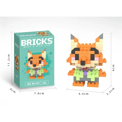 Zootropolis Nick Wilde Mini Lego Figürü