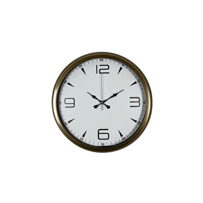 Bronze 40 Cm Metal Eskitme Duvar Saati