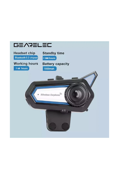Bt31 Kask Kulaklık Bluetooth 5.0 Motosiklet Interkom Su Geçirmez Kablosuz Kulaklık