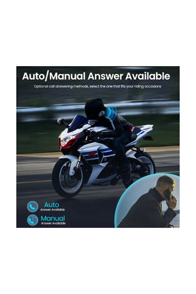 Bt35 Kask Kulaklık Bluetooth 5.0 Motosiklet Interkom Su Geçirmez Kablosuz Kulaklık