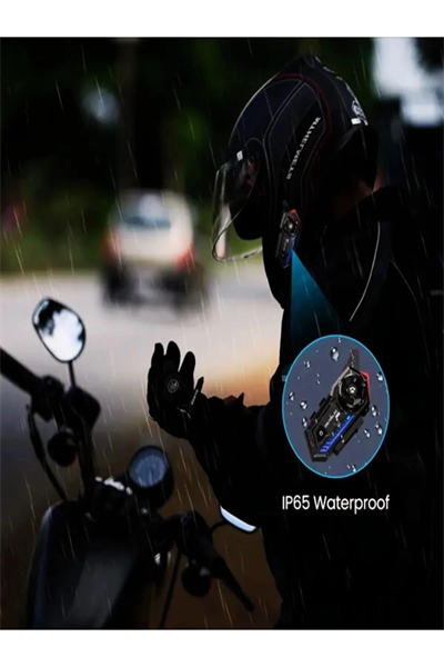 Bt57 Motosiklet Kask Kulaklık Intercom Işıklı Motorsiklet Interkom