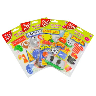 Bu-Bu Eva Sticker 3D Spor