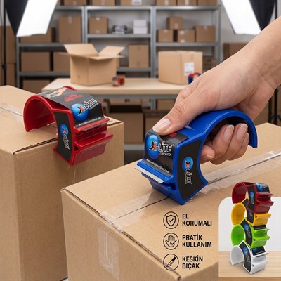 Buffer Pratik Koli Bant Kesme Aparatı – Ergonomik ve Güvenli