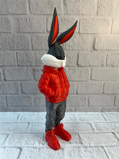 Bugs Bunny Dekoratif Figür 10×34 cm Modern Tasarım