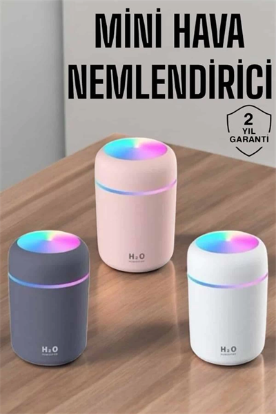 Buharlı Hava Nemlendirici Aromaterapi Renk Değiştirilebilir