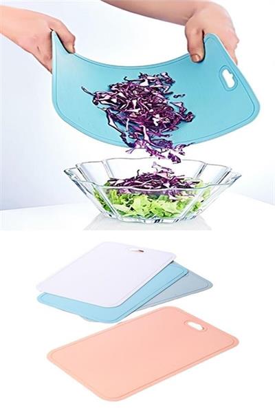 Bükülebilir Esnek Kesme Matı Meyve Sebze Doğrama Kesme Tahtası 20x30 cm (3936)