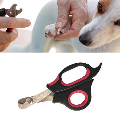 Büyük Irk Köpek Kedi Çelik Uçlu Evcil Hayvan Tırnak Makası Pati Bakım Aleti Ergonomik Kaymaz (3936)