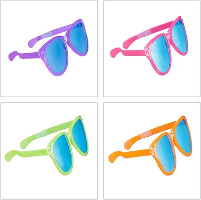 Büyük Parti Gözlüğü Rengarenk 12 Adet 27x9 cm (3936)