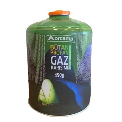 Büyük Tombul Bütan Propan Gaz Kartuş Kore Tipi Ocaklar İçin 450gr Bx40