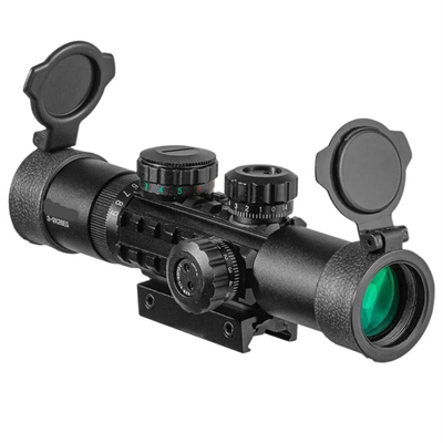 C3-9x26 Eg Raylı Çift Işıklı Av Dürbünü  11mm/22mm
