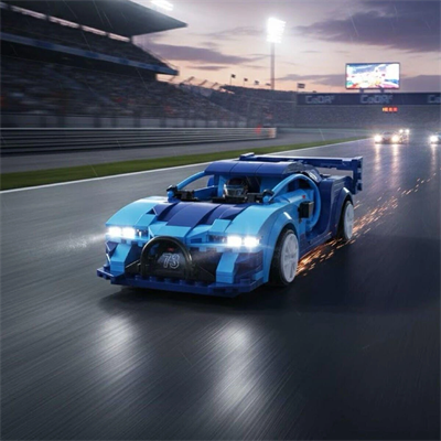 C51073W CADA BLUE RACE CAR 325 PARÇA BLOCK OYUNCAK