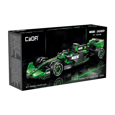 C55032W CADA SAUBER F1 FORMULA ARACI 314 PARÇA BLOCK OYUNCAK